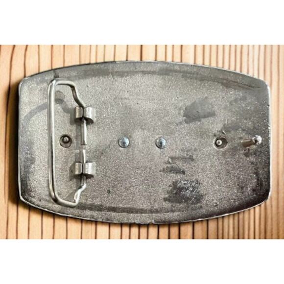 3D Skull and Bones Crossbones Design Silver Color Belt Buckle New Fast Ship - Picture 8 of 12